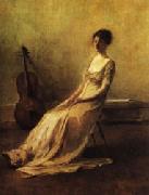 Thomas Dewing The Musician USA oil painting artist